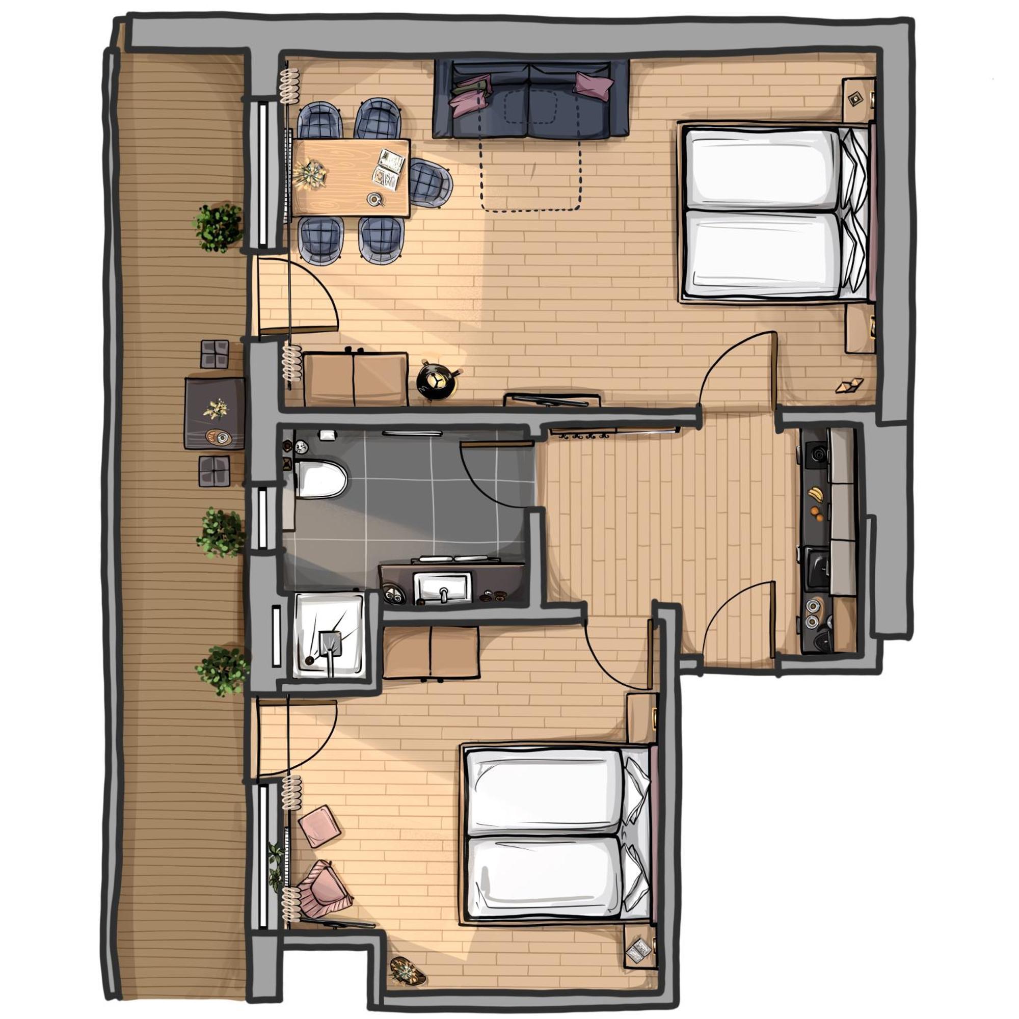 Appartements Sonnalm Berwang Exteriör bild